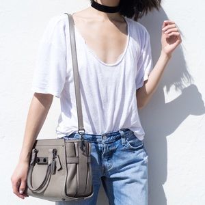 Coach grey-taupe Swagger bag